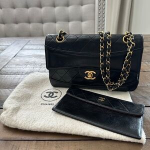 Vintage Small Chanel Single Flap with Pouch